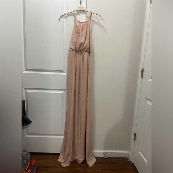 Show Me Your Mumu Dusty Blush Crisp Pink Amanda Maxi Dress Size XL $198 - Picture 3 of 8
